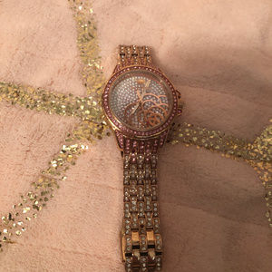 JUICY COUTURE OMBRE CRYSTAL PINK WATCH